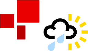 BBC News service identifier with a BBC Weather weather symbol.